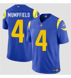 Men's Los Angeles Rams #4 Konata Mumpfield Royal 2026 F.U.S.E. Vapor Limited Football Stitched Jersey