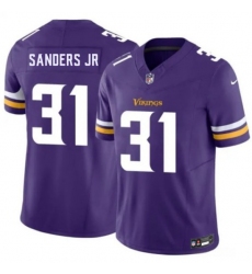 Men's Minnesota Vikings #31 Marcus Sanders Jr Purple 2026 Draft F.U.S.E. Vapor Untouchable Limited Football Stitched Jersey