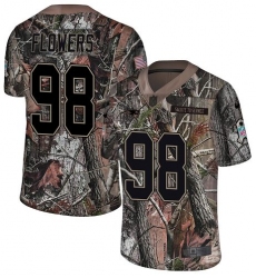 Youth Nike New England Patriots #98 Trey Flowers Camo Untouchable Limited NFL Jersey