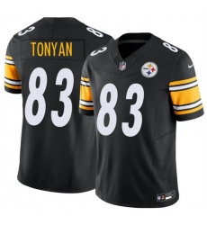 Men's Pittsburgh Steelers #83 Robert Tonyan Black 2026 F.U.S.E. Vapor Limited Football Stitched Jersey