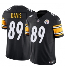 Men's Pittsburgh Steelers #89 Joaquin Davis Black 2026 F.U.S.E. Vapor Limited Football Stitched Jersey