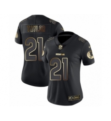Women's Washington Redskins #21 Sean Taylor Limited Black Smoke Fashion Football Jersey