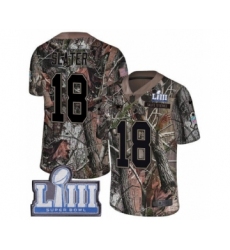 Youth Nike New England Patriots #18 Matthew Slater Camo Untouchable Limited Super Bowl LIII Bound NFL Jersey
