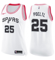 Women's Nike Toronto Raptors #0 C.J. Miles Swingman White NBA Jersey - City Edition