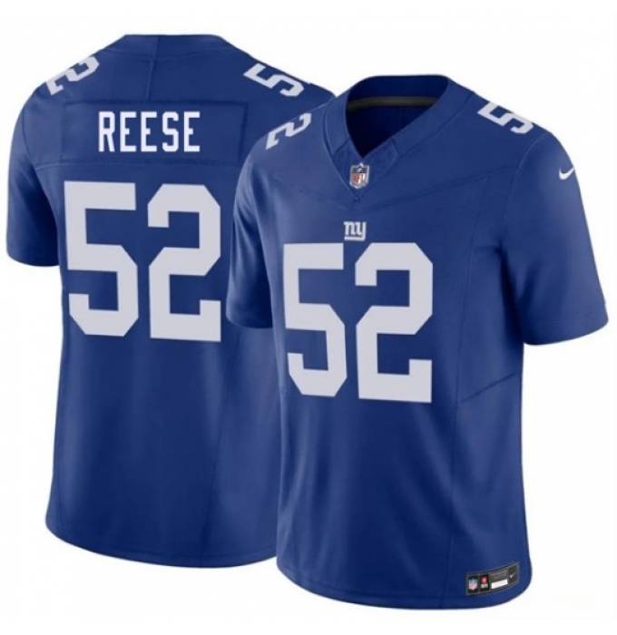 Men's New York Giants #52 Arvell Reese Blue 2026 Draft F.U.S.E. Vapor Untouchable Limited Football Stitched Jersey