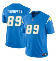 Men's Los Angeles Chargers #89 Brenen Thompson Blue 2026 F.U.S.E. Vapor Limited Football Stitched Jersey