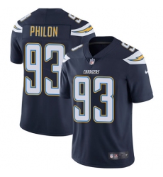Men's Nike Los Angeles Chargers #93 Darius Philon Navy Blue Team Color Vapor Untouchable Limited Player NFL Jerse