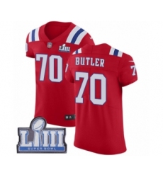 Men's Nike New England Patriots #70 Adam Butler Red Alternate Vapor Untouchable Elite Player Super Bowl LIII Bound NFL Jersey