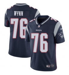 Youth Nike New England Patriots #76 Isaiah Wynn Navy Blue Team Color Vapor Untouchable Limited Player NFL Jersey