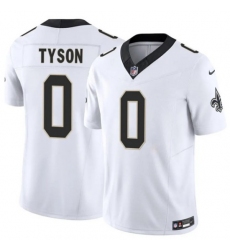 Men's New Orleans Saints #0 Jordyn Tyson White 2026 F.U.S.E Vapor Limited Football Stitched Jersey