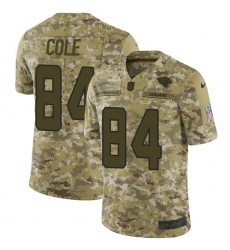 Youth Nike Jacksonville Jaguars #84 Keelan Cole Limited Camo 2018 Salute to Service NFL Jersey