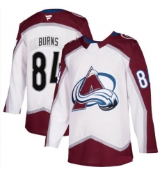 Men's Colorado Avalanche #84 Brent Burns Fanatics Burgundy White Away Jersey