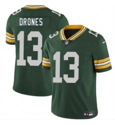 Men's Green Bay Packers #13 Kyron Drones Green 2026 Draft Vapor Untouchable Limited Football Stitched Jersey