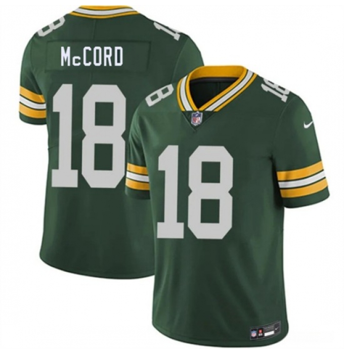 Men's Green Bay Packers #18 Kyle McCord Green 2026 Vapor Untouchable Limited Football Stitched Jersey