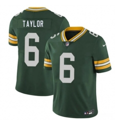 Men's Green Bay Packers #6 Tyrod Taylor Green 2026 Vapor Untouchable Limited Football Stitched Jersey