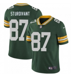 Men's Green Bay Packers #87 J. Michael Sturdivant Green 2026 Draft Vapor Untouchable Limited Football Stitched Jersey