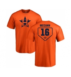 MLB Nike Houston Astros #16 Brian McCann Orange RBI T-Shirt