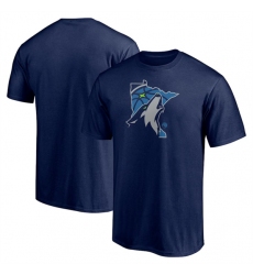 Men's Minnesota Timberwolves Navy Push Ahead T-Shirt