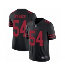 Men's San Francisco 49ers #54 Fred Warner Black Vapor Untouchable Limited Player Football Jersey