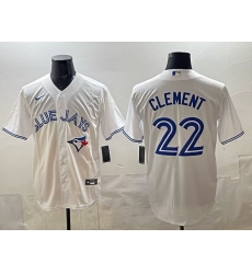 Men's Toronto Blue Jays 22 Ernie Clement white 50th Anniversary Alternate Limited Jersey