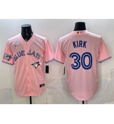 Men's Toronto Blue Jays #30 Alejandro Kirk Pink 50 Seasons Stitched Baseball Jersey