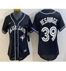 Women's Toronto Blue Jays #39 Trey Yesavage 2026 Black Fashion Cool Base Jersey