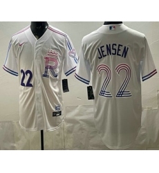 Men's Kansas City Royals #22 Carter Jensen White 2026 City Connect Stadium Jersey