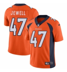 Men's Nike Denver Broncos #47 Josey Jewell Orange Team Color Vapor Untouchable Limited Player NFL Jersey