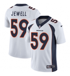 Men's Nike Denver Broncos #59 Josey Jewell White Vapor Untouchable Limited Player NFL Jersey