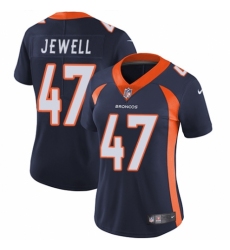 Women's Nike Denver Broncos #47 Josey Jewell Navy Blue Alternate Vapor Untouchable Limited Player NFL Jersey
