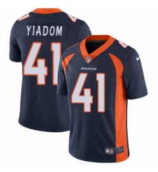 Men's Nike Denver Broncos #41 Isaac Yiadom Navy Blue Alternate Vapor Untouchable Limited Player NFL Jersey