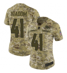 Women's Nike Denver Broncos #41 Isaac Yiadom Limited Camo 2018 Salute to Service NFL Jersey