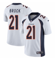 Youth Nike Denver Broncos #21 Tramaine Brock White Vapor Untouchable Limited Player NFL Jersey