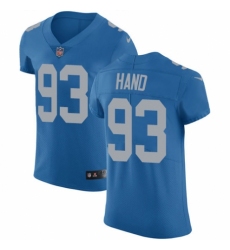 Men's Nike Detroit Lions #93 Da'Shawn Hand Blue Alternate Vapor Untouchable Elite Player NFL Jersey