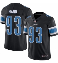 Men's Nike Detroit Lions #93 Da'Shawn Hand Limited Black Rush Vapor Untouchable NFL Jersey