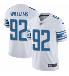 Youth Nike Detroit Lions #92 Sylvester Williams White Vapor Untouchable Limited Player NFL Jersey