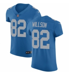 Men's Nike Detroit Lions #82 Luke Willson Blue Alternate Vapor Untouchable Elite Player NFL Jersey
