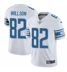 Men's Nike Detroit Lions #82 Luke Willson White Vapor Untouchable Limited Player NFL Jersey
