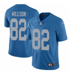 Youth Nike Detroit Lions #82 Luke Willson Blue Alternate Vapor Untouchable Elite Player NFL Jersey