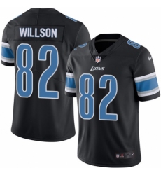 Youth Nike Detroit Lions #82 Luke Willson Limited Black Rush Vapor Untouchable NFL Jersey