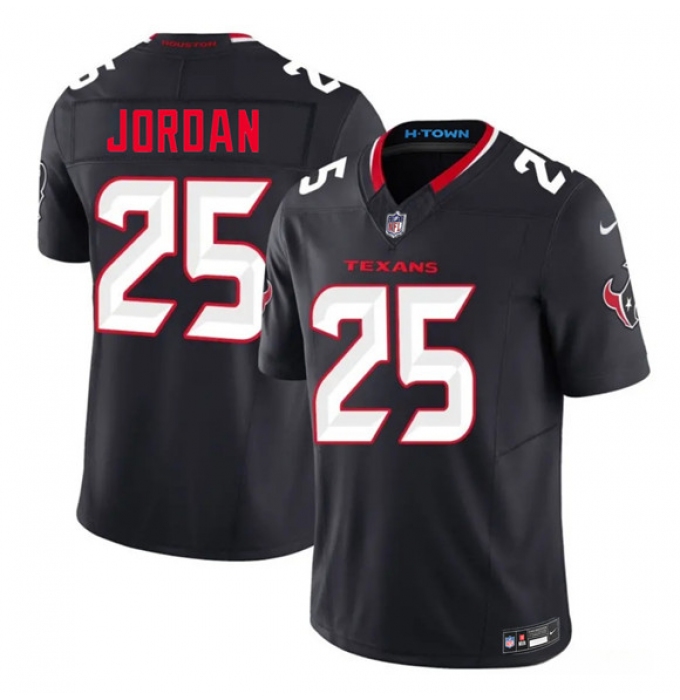 Men's Houston Texans #25 Jawhar Jordan Navy 2nd Alternate 2026 F.U.S.E. Vapor Limited Football Stitched Jersey