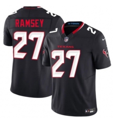 Men's Houston Texans #27 Kamari Ramsey Navy 2nd Alternate 2026 F.U.S.E. Vapor Limited Football Stitched Jersey