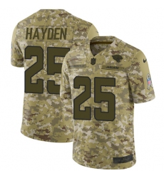 Youth Nike Jacksonville Jaguars #25 D.J. Hayden Limited Camo 2018 Salute to Service NFL Jersey