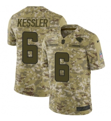Men's Nike Jacksonville Jaguars #6 Cody Kessler Limited Camo 2018 Salute to Service NFL Jersey
