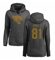 NFL Women's Nike Jacksonville Jaguars #81 Niles Paul Ash One Color Pullover Hoodie