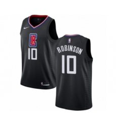 Women's Nike Los Angeles Clippers #10 Jerome Robinson Swingman Black NBA Jersey Statement Edition