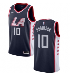 Women's Nike Los Angeles Clippers #10 Jerome Robinson Swingman Navy Blue NBA Jersey - City Edition