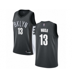 Women's Brooklyn Nets #13 Dzanan Musa Authentic Gray Basketball Jersey Statement Edition