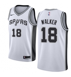 Youth Nike San Antonio Spurs #18 Lonnie Walker Swingman White NBA Jersey - Association Edition