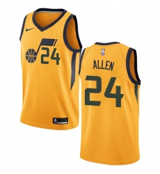 Women's Nike Utah Jazz #24 Grayson Allen Authentic Gold NBA Jersey Statement Edition